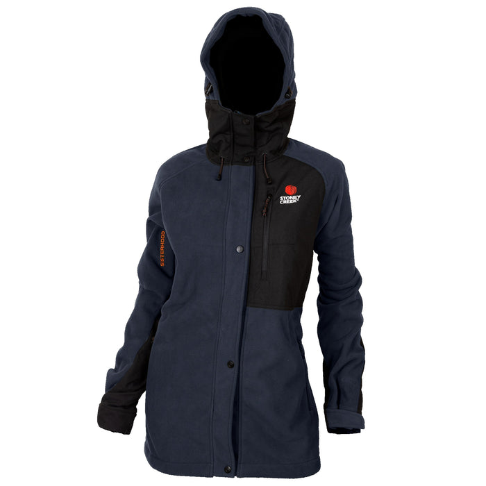 STONEY CREEK WOMANS STATION SHIRT NAVY BLACK SIZE 12 [SIZE:12]