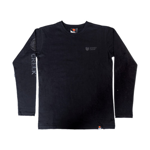 STONEY CREEK T-SHIRT LONG SLEEVE STC BLACK XL [SIZE:XL]