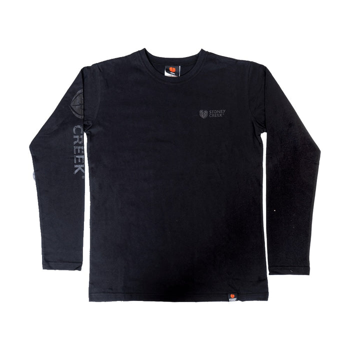 STONEY CREEK T-SHIRT LONG SLEEVE STC BLACK XL [SIZE:XL]