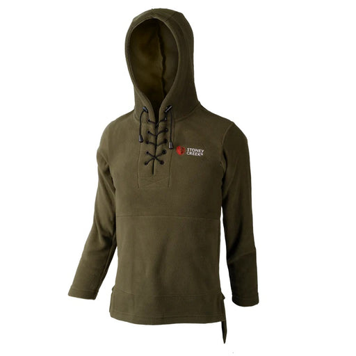 STONEY CREEK KIDS FLEECE LACE UP HOODIE BAYLEAF 6 [SIZE:6]