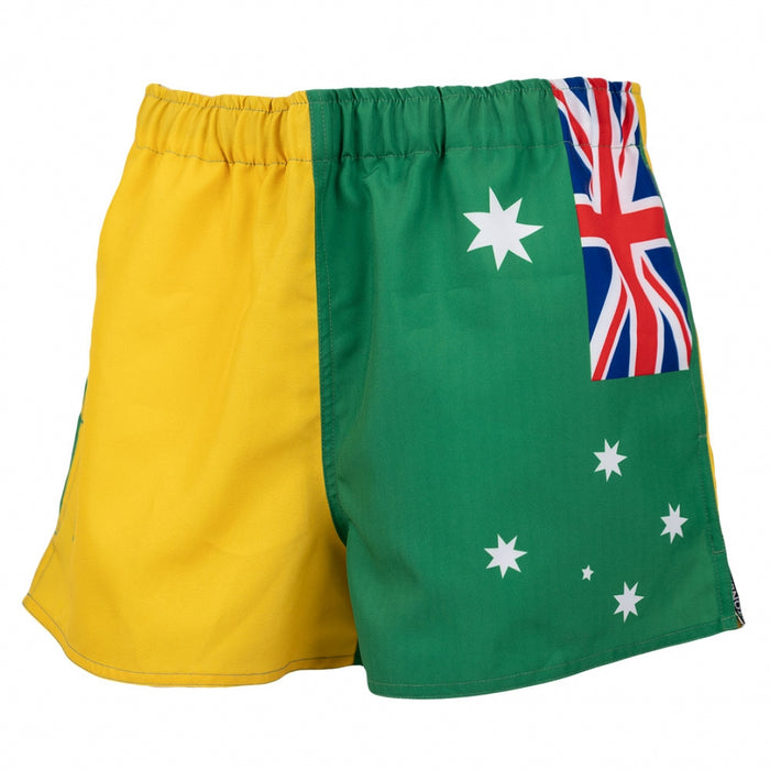 STONEY CREEK JESTER SHORTS AUSTRALIA GREEN/YELLOW [SIZE:SMALL]