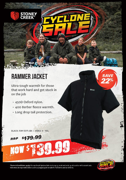 STONEY CREEK RAMMER JACKET BLACK 4XL [SIZE:4XL]