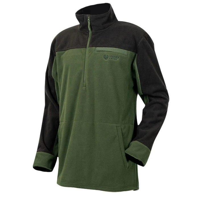 STONEY CREEK M2 QUATER ZIP TOP BAYLEAF/BLACK 4XL [SIZE:4XL]