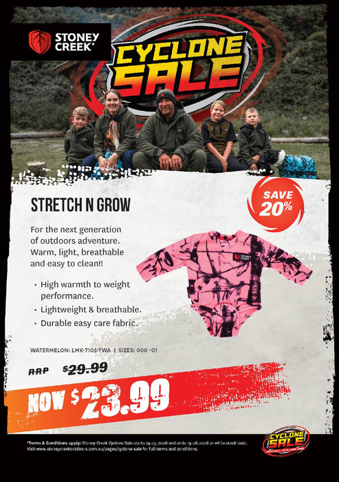 STONEY CREEK INFANTS STRETCH AND GROW WATERMELON 00 [SIZE:00]