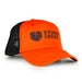 STONEY CREEK BRAND PROUD CAP ORANGE/BLACK