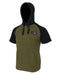 STONEY CREEK KIDS HOODED BUSH TEE TUNDRA/BLACK 14 [SIZE:14]