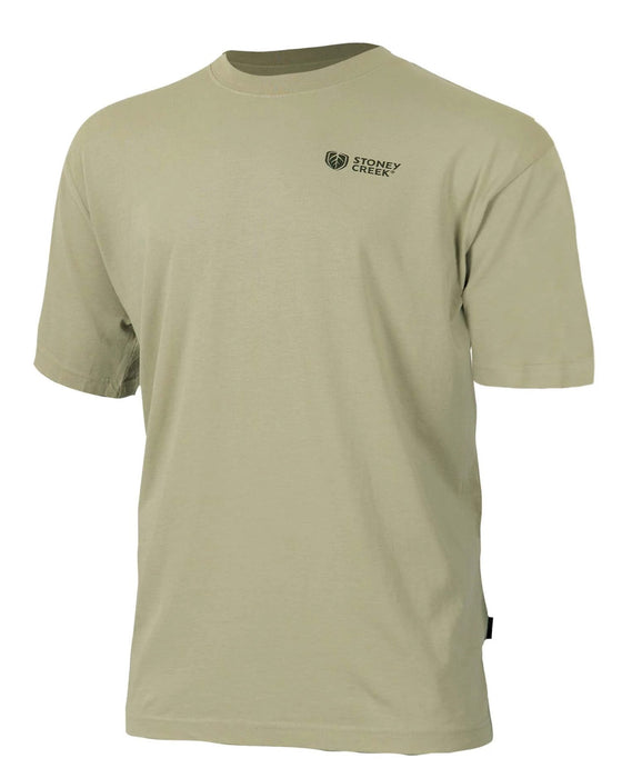 STONEY CREEK CHASING GAME TROUT TEE EUCALYPTUS 4XL [SIZE:4XL]