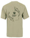 STONEY CREEK CHASING GAME TROUT TEE EUCALYPTUS 4XL [SIZE:4XL]