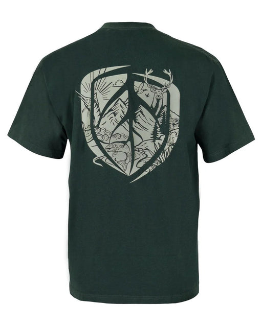 STONEY CREEK BRAND PROUD OUTDOORS TEE PINE GREEN 4XL [SIZE:4XL]