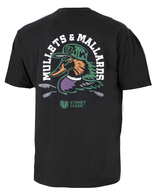 STONEY CREEK MULLETS AND MALLARDS TEE BLACK 4XL [SIZE:4XL]