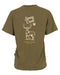 STONEY CREEK WOMENS CHASING GAME FALLOW TEE ARMY GREEN 10 [SIZE:10]