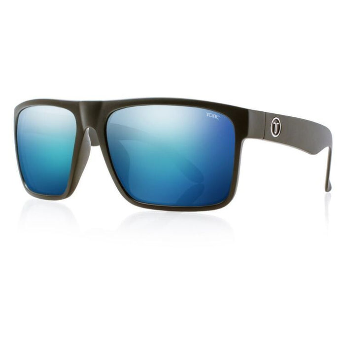 TONIC EYEWEAR OUTBACK MATT BLACK BLUE MIRROR GREY BASE