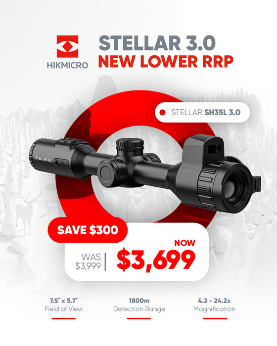HIKMICRO STELLAR SH35L 3.0 THERMAL TUBE SCOPE