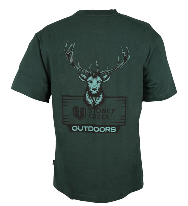 STONEY CREEK TROPHY TEE MENS DEEP TEAL