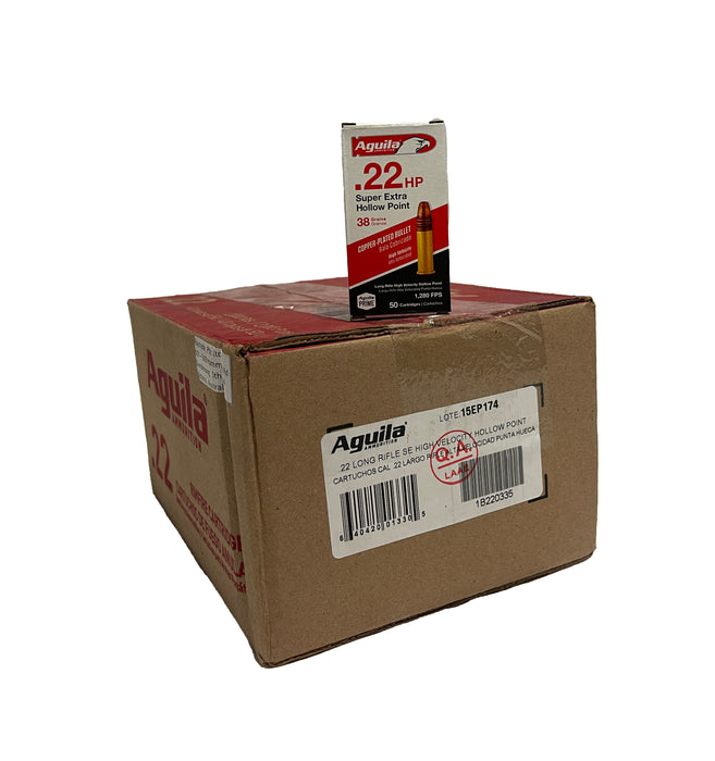 AGUILA RIMFIRE 22 LR SUPER EXTRA 38 GR HP CASE 2000