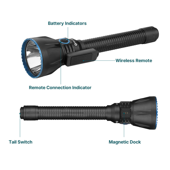 OLIGHT JAVELOT TURBO 2 1500MT LONG RANGE TORCH BLK