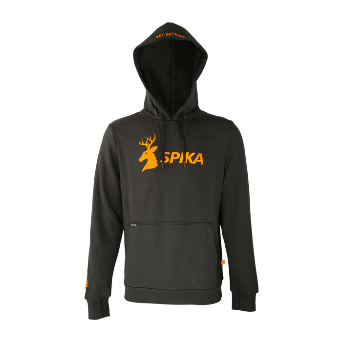 SPIKA HOODIE GO CLASSIC MENS BLACK/ORANGE