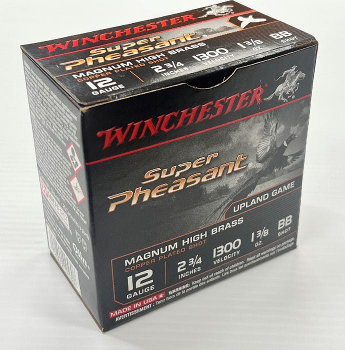 WINCHESTER SUPER X PHEASANT 12GA COPPER PLATED BB 2 3/4" 40 GRAM
