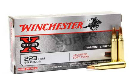 WINCHESTER USA 223 REM 55 GR JACKETED SOFT POINT