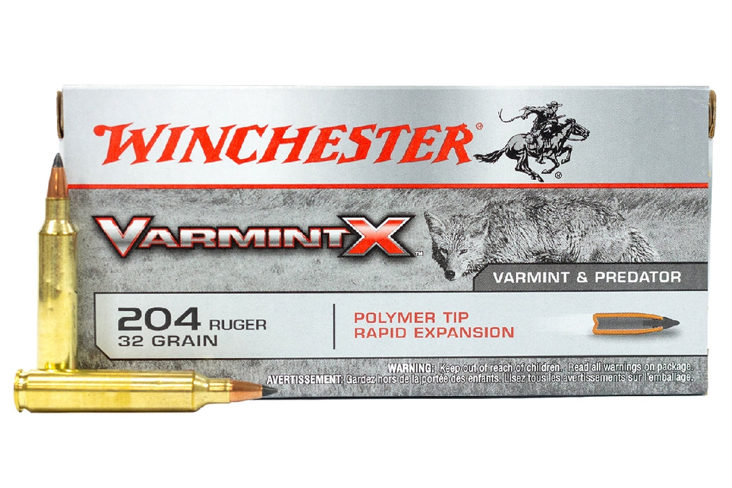 WINCHESTER VARMINT X 204 RUGER 32 GR 20 PK