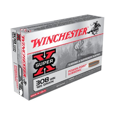 WINCHESTER SUPER X 308 WIN 185 GR SUBSONIC