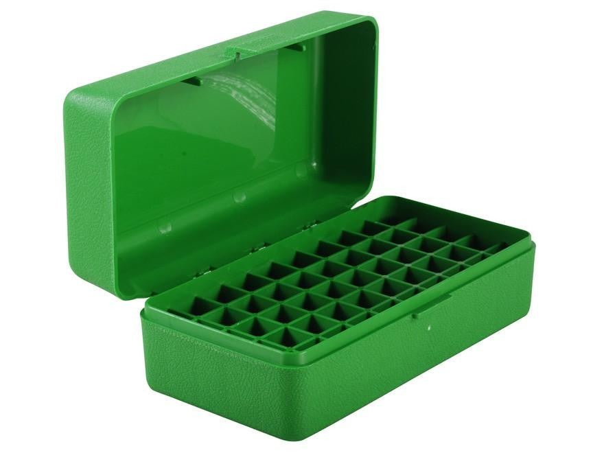 MTM AMMO BOX RIFLE RSLD-50-10 GREEN