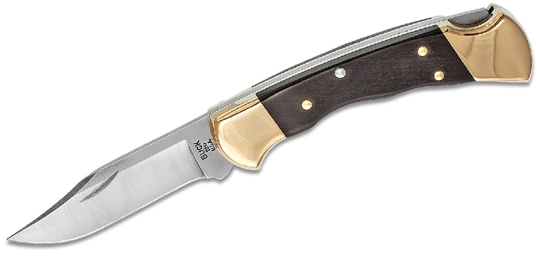 BUCK 112FG RANGER FINGER GROOVED KNIFE WOOD