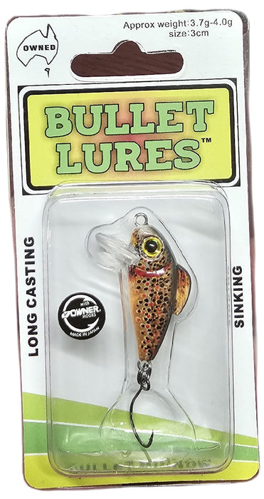 BULLET LURES 3CM MINNOW SINKING