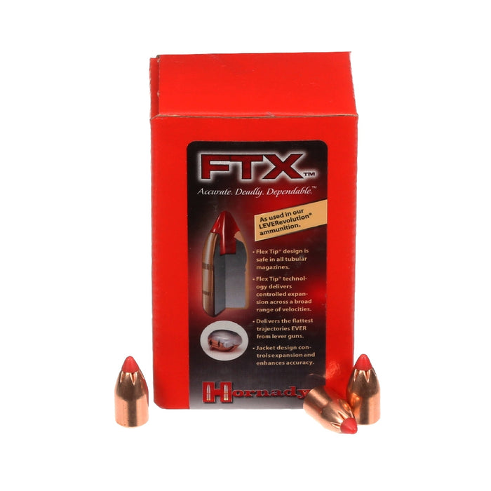 HORNADY PROJECTILE .452 45 CAL 250 GR FTX 50 PK (45201)