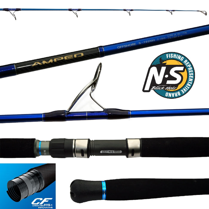 NS AMPED JIGGING B-54 PE 3-6 JIG ROD