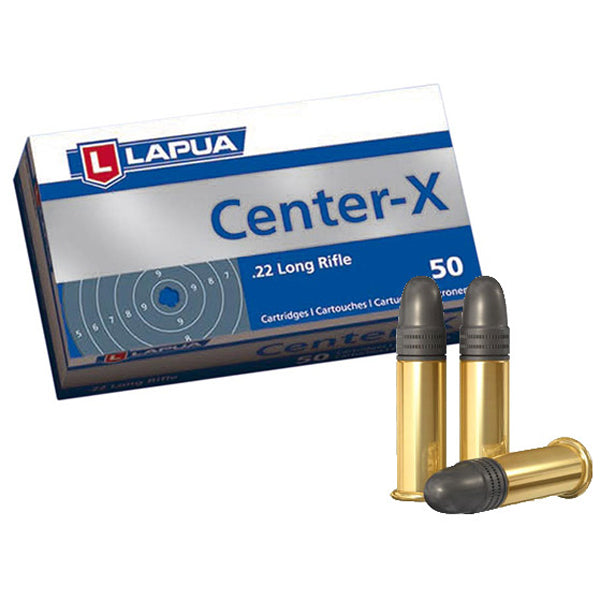 LAPUA RIMFIRE CENTRE-X 22LR 50 PK