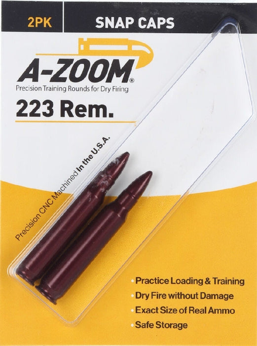 A-ZOOM SNAP CAPS 223 REM 2PK