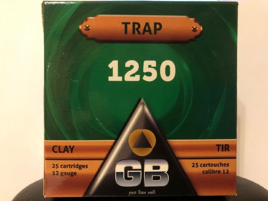 GB TRAP 12G 28GR 7.5 1250FPS 25 PKT (GREEN)