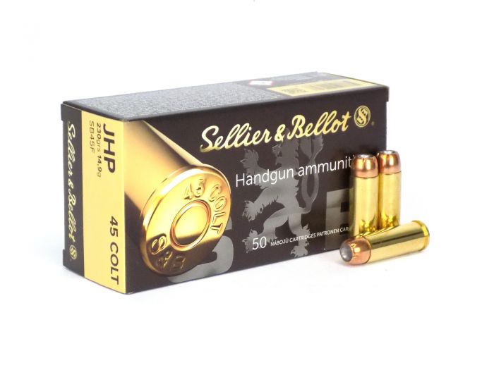 SELLIER & BELLOT CENTERFIRE 45 LONG COLT JHP 230G 50 PK