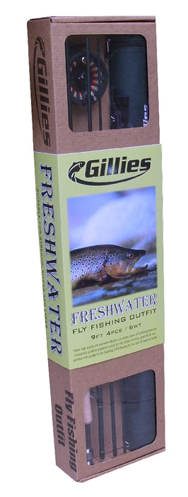 GILLIES FRESHWATER FLY KIT 6WT 9' 4PCE